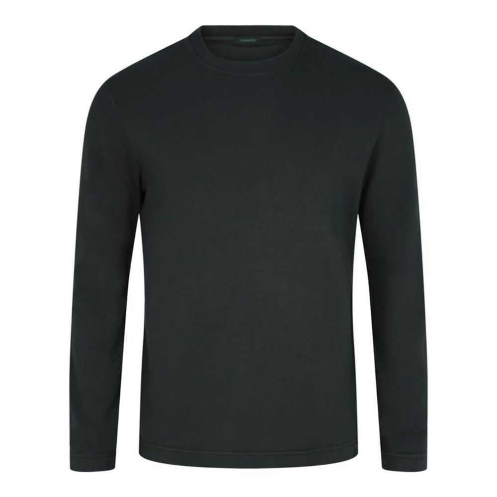 Slowear Zanone Slim-Fit Long-Sleeve T-Shirt Green Mens